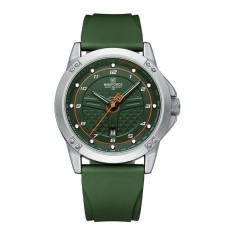 Ceas barbatesc Naviforce Casual Gri Analog Quartz Data Verde