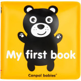 Canpol babies Soft Playbook carte educativă contrastantă cu fluierătoare 1 buc