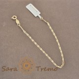 Bratara fina placata cu aur Jubileum - 18 cm