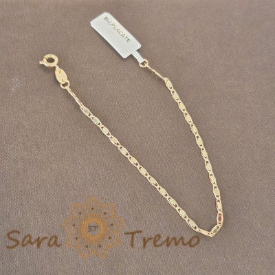 Bratara fina placata cu aur Jubileum - 18 cm foto