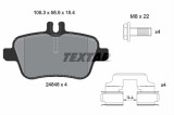 Set placute frana TEXTAR 2484801