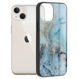 Cumpara ieftin Husa pentru iPhone 13 mini, Techsuit Glaze Series, Blue Ocean