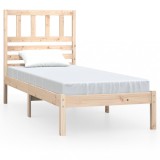Cumpara ieftin Cadru de pat, 75x190 cm, mic, single, lemn masiv de pin