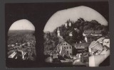 CPIB 24397 CARTE POSTALA - SIGHISOARA, VEDERE DIN TURNUL CU CEAS, RPR, CIRCULATA, 1965, STAMPILE, TIMBRU