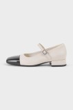 Vagabond Shoemakers pantofi de piele DEBBI culoarea bej, cu toc drept, 5918-002-91