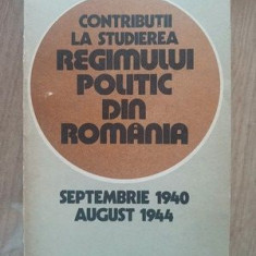 Contributii la studierea regimului politic din romania-Mihai Fatu