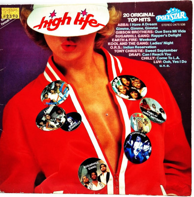 Various &amp;lrm;&amp;ndash; High Life 1980 VG+ / VG+ vinyl LP Polystar Germania foto