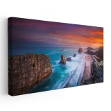 Tablou peisaj marin la apus Tablou canvas pe panza CU RAMA 60x120 cm