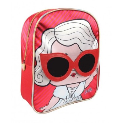 Ghiozdan LOL Surprise cu ochelari reversibili, pentru gradinita 31 cm foto
