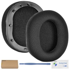 Set 2 bureti pentru casti Razer BlackShark V2 Pro / V2 + USB / V2 SE (2020-2022) Over-Ear, Negru, Plasa, Spuma cu memorie