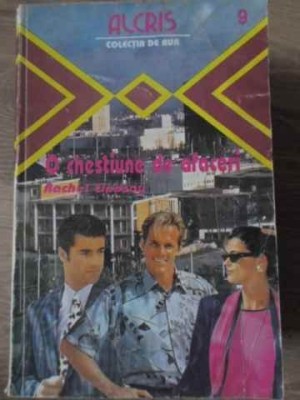 O CHESTIUNE DE AFACERI-R. LINDSAY-117900 foto