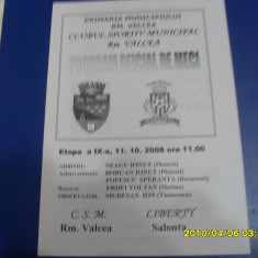 program CSM Rm. valcea - Liberty Salonta