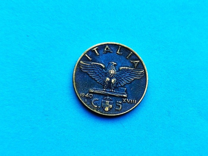 5 Centesimi 1940 Italia