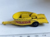bnk jc Matchbox 38c Honda Motorcycle Trailer