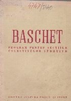 Baschet - Program pentru sectiile colectivelor sportive foto