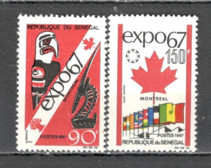 Senegal.1967 EXPO Montreal MS.84