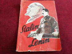 STALIN DESPRE LENIN 1946 foto