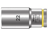 Cheie tubulară HEX 22mm 3/8 WERA 05004544001 - 6 colțuri ad&acirc;nc