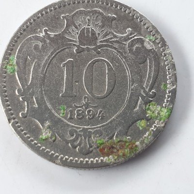 Austria 10 heller 1894 foto