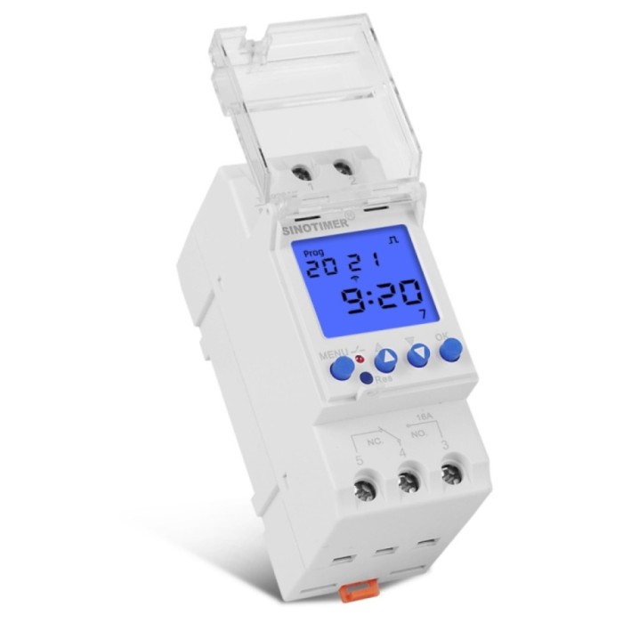 Programator digital Sinotimer TM920AKL, 16 A, 230 V, IP20