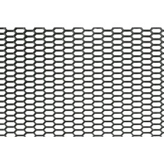 Plasa grila spoiler plastic Negru - Hexagon mic 8x18mm - 120x40cm Garage AutoRide foto