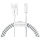 Cablu Baseus Superior CAMYS-02 1m, alb