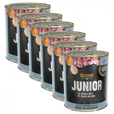 BELCANDO Junior - Poultry with egg - 6 x 800g foto