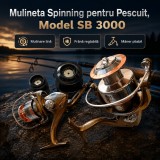 Mulineta Spinning pentru Pescuit, Model SB 3000
