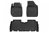 Manusi de cauciuc specifice, potrivite pentru Toyota Yaris Verso 1999-2005, set de 4 piese, culoare neagra, cu garantie de 24 de luni Performance Auto