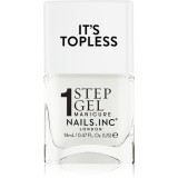 Nails Inc. It&rsquo;s Topless lac de unghii sub forma de gel pentru un efect de lunga durata culoare Emma 14 ml