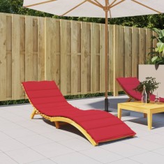 vidaXL Pernă de șezlong, roșu, 200x70x3 cm, textil oxford