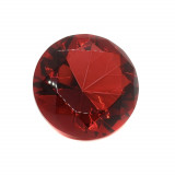 Cristal decorativ din sticla k9 diamant mare - 6cm rosu, Stonemania Bijou