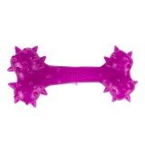 Jucarie pentru caini, forma de OS cu Tepi, 12 cm, mov