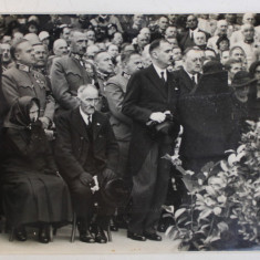 FUNERARIILE CANCELARULUI AUSTRIAC ENGELBERT DOLLFUSS, ASASINAT IN 1934, FOTOGRAFIE DE PRESA , MONOCROMA, PE HARTIE LUCIOASA , DATATA 1934