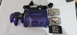 Nintendo N64 NUS-001(EUR) PAL + 3 JOCURI . FUNCTIONEAZA .