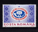 RO 1992 LP 1298 &quot;Un an- RA Posta Romana&quot;, serie , MNH, Nestampilat