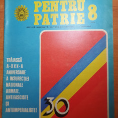 revista pentru patrie august 1974