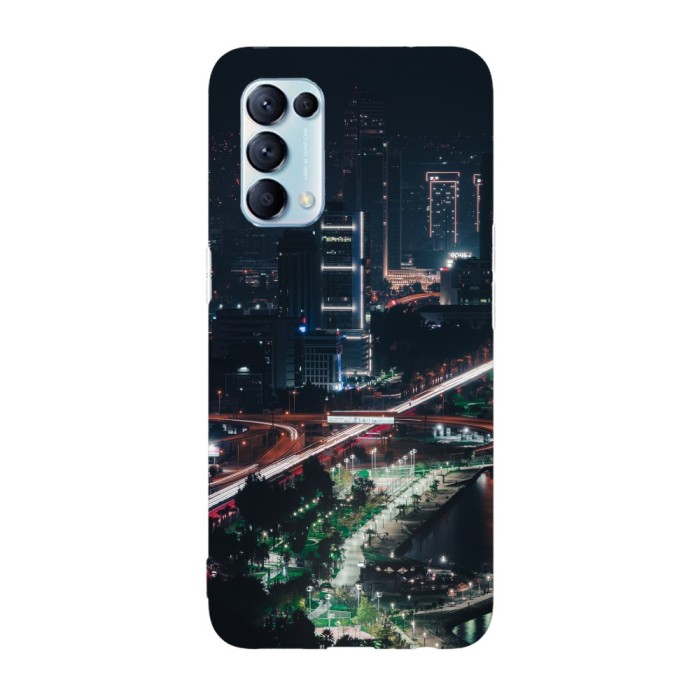 Husa compatibila cu Oppo Find X2 Pro model Night Traffic, Silicon, TPU, Viceversa