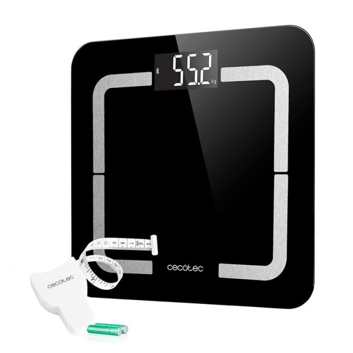 Cantar de baie Cecotec Surface Precision Smart Healthy, LCD, 180 kg, Four Precision, BabyWeight