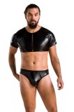 Set 2 Piese Wetlook Peter, Negru, L/XL