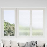 vidaXL Folii fereastră, design sablat cu dungi, PVC 3206469