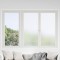 vidaXL Folii fereastră, design sablat cu dungi, PVC 3206469