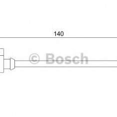 Senzor de avertizare,uzura placute de frana PORSCHE CAYENNE (92A) (2010 - 2016) BOSCH 1 987 474 566