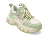 Cumpara ieftin Pantofi sport PASS COLLECTION verzi, MQ60005, din piele naturala