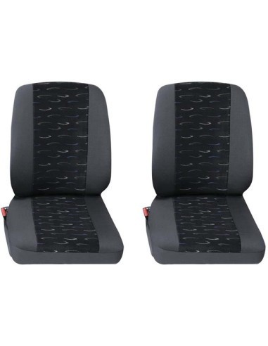 Set Huse Scaun Universale Fata Autoutilitare Petex Negru