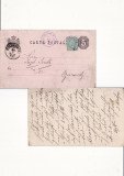 Carta postala1885-Intreg postal-circulat Targu Frumos Cernauti Bucovina-Iudaica, Inainte de 1900