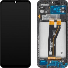 Display cu Touchscreen MP compatibil cu Samsung Galaxy A14 A145, cu Rama, Versiune Non-Europa, Negru foto