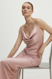Cumpara ieftin Answear Lab rochie culoarea roz, maxi, drept