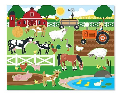 Colectia de abtibilduri reutilizabile habitate melissa and doug