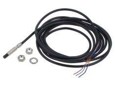 Senzor inductiv OMRON E2E 0-3mm PNP NO 10-30V IP67 M5 cablu 2m